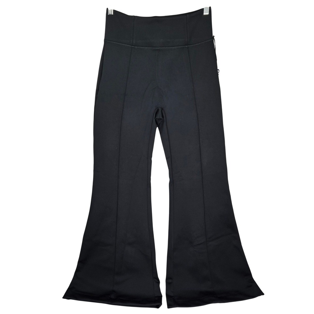 Girlfriend Collective Black Lux High Rise Flare Leggings Pants Large New